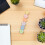 1 Set Lesezeichen Highlighter Niedliche Blumen Stifte 5
