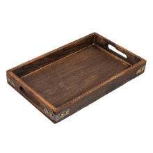 Holz Tablett Vintage- Rechteckige Schale Für Schmuck