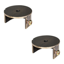 2Stk. 28mm Gardinenstangenhalterung Doppelstangenstrebe