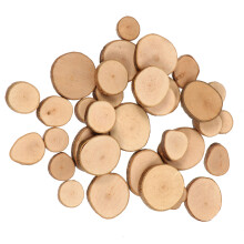 -Dekorative Holzstücke Kindertagsdekorationen Holzscheiben