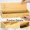 Kitchen Chopsticks Box Bambus Besteck Organizer Schubladen Box 8