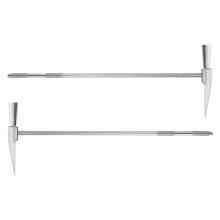 2Stk Aluminiumlegierung Kalimba Stimmhammer Silber Für Fingerpianos