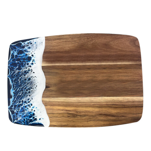 schneidebrett aus holz für gemüse und