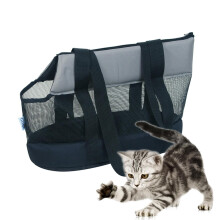 Soft Sided Pet Carrier with Breathable Mesh Ventilation for Small Dogs and Cats, Adjustable Strap