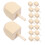 20Pcs Dreidels De Khaki Sem Pintura Para E Artesanato 1