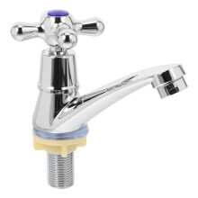 Lavabo Einloch Kreuzgriff Armatur Legierung Rotes Tropfenmodell