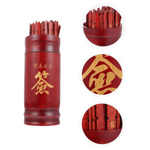 1 Set Buddhistische Wahrsagestäbchen Einfaches Für Zuhause 2