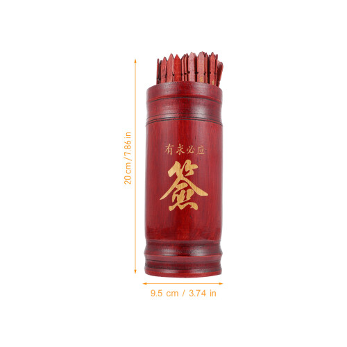 1 Set Buddhistische Wahrsagestäbchen Einfaches Für Zuhause 1