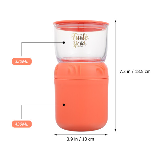 1 Set Kinderfrühstücksbecher Mit Milchbecher Essensbox 1