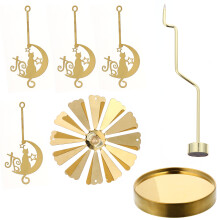 1St Luxe Xmas Kandelaar Met Draaiende Houder Voor Tafeldecor