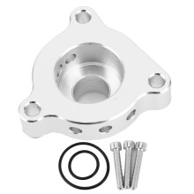 Upgrade koelvloeistofslangflens voor 4 turbomotoren, duurzame aluminium fitting met goede afdichting, eenvoudig te installeren waterslangadapter voor