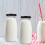 4 Piezas Leche Refrigerador, Vidrio 200 Ml 10