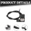 Interruptor universal de parada e partida do motor para motocicleta, com carcaça de alumínio usinada em CNC, interruptor multifuncional e vedação 4