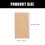 10 unidades bambú rectangular sin terminar para manualidades 2