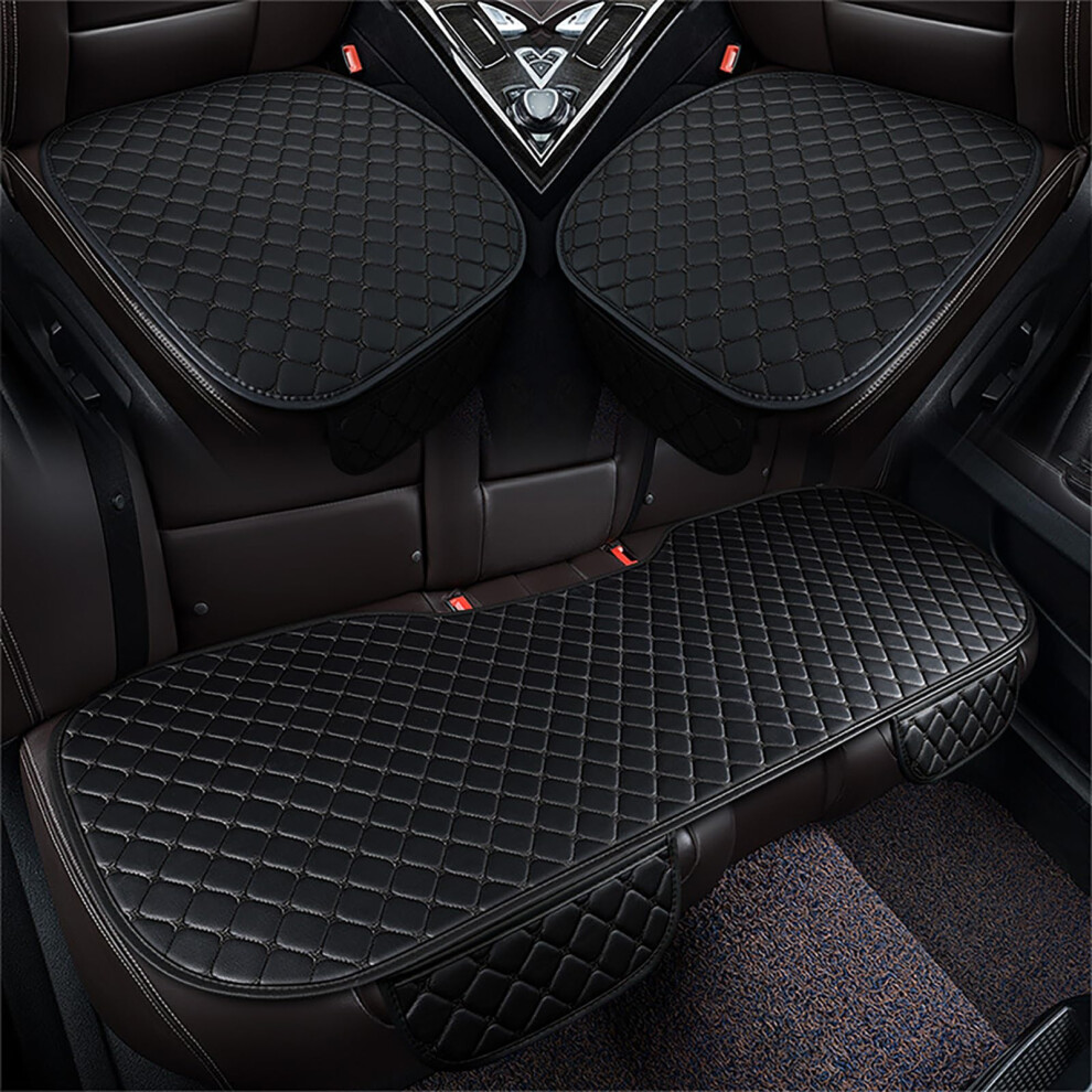 Car Seat Cushion For Toyota Corolla 20192023, Leather Memory Foam Pad With Ergonomic Back Support, Breathable And Nonslip, 3Pcs 9412369505781