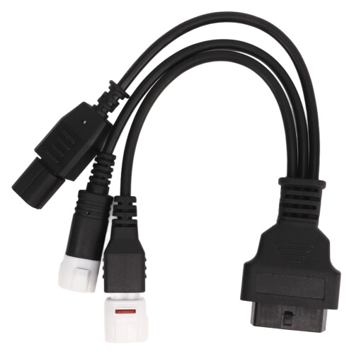 Live Engine Data Diagnostic Adapter, Canbus Compatible Motorcycle OBD Cable for Real Time Data and Error Code Erasure | High Performance | Reliable