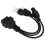 Live Engine Data Diagnostic Adapter, Canbus Compatible Motorcycle OBD Cable for Real Time Data and Error Code Erasure | High Performance | Reliable 3
