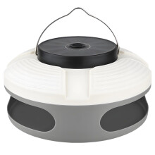 Solar Bug Zapper with Sticky Trap, Outdoor and Indoor Fly Trap, 360 Attraction, Adhesive Boards