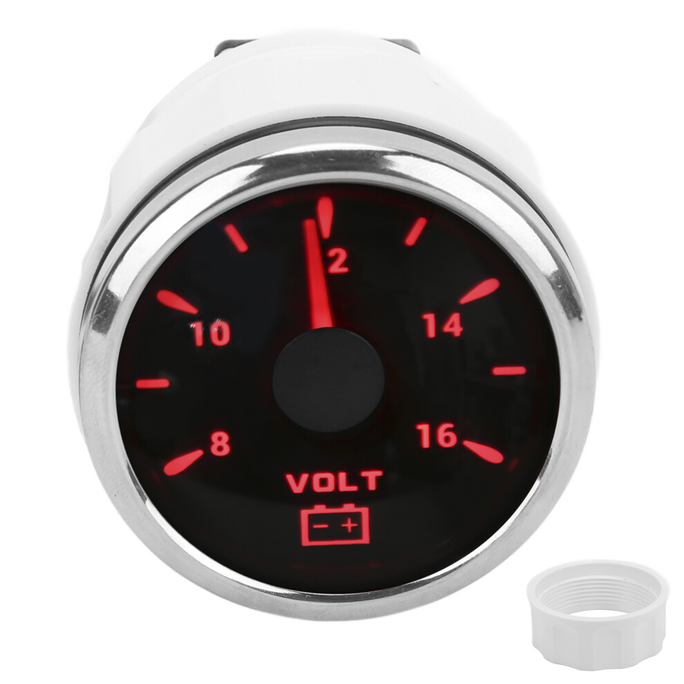 Durable Pointer Tachometer Gauge Marine Grade, Harsh Environment Resistant Easy To Read Backlight Universal Fitment Boat Rv Car Generator Sets Red 9139052839847
