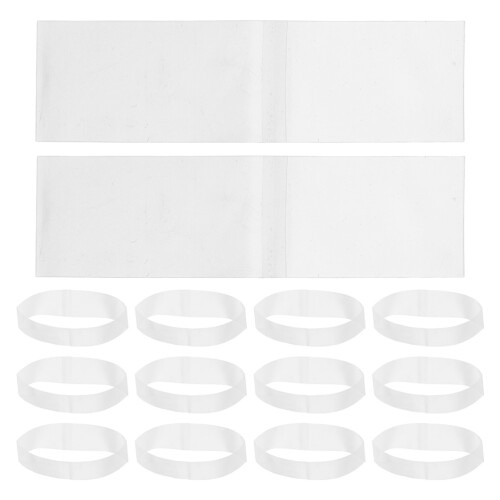 200 Transparente Perforierte Shrink Bänder Für Flaschen Gläser