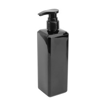 1 Unidad Botella Para Jabón Líquido Champú Loción Gel Ducha 500 Ml Negro