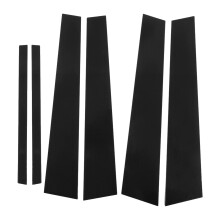 Copertura per montante B 4Car Nero lucido Design alla moda Materiale di qualità superiore Installazione rapida Superficie a specchio Resistente ai