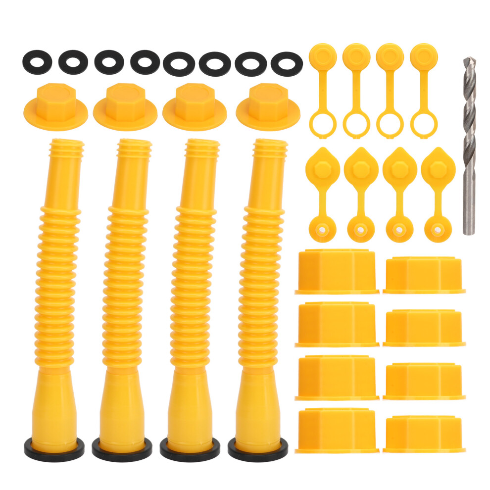Enhanced Fuel Handling, No Spill Gas Can Spout Replacement W/ Flexible Nozzles 4 Optimal Flow Control & Thickened Gasket 4 Reliable Leak Prevention 9139052764170