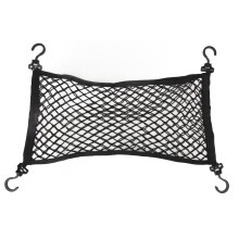 Einfache Installation, elastisches Gepäcknetz für den Kofferraum mit Z-förmiger Verstärkung, strapazierfähiges Doppelschichtdesign, dehnbares