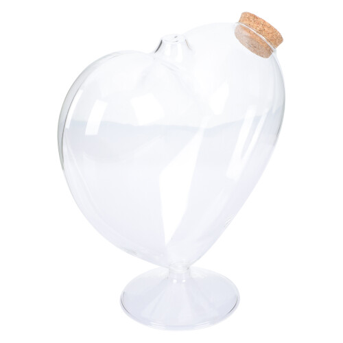 origami display flasche mit landschaft und wunschkarte