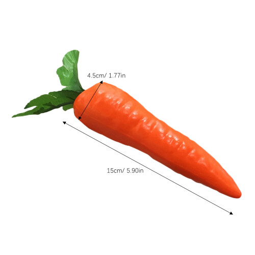 4 Piezas Mini Zanahorias Decorativas Simuladas 2