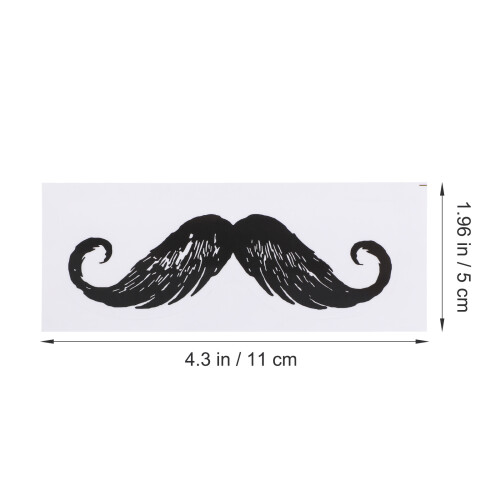 50 pegatinas depilación, para bigote y protectoras vello 2