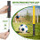 piquet porte- d'angle avec base ressort pour football 9