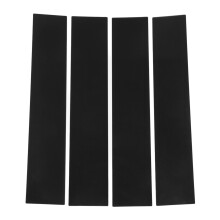 Rivestimento per montante B della portiera dell'auto, finitura nero lucido a specchio, modanature in policarbonato resistenti agli agenti atmosferici