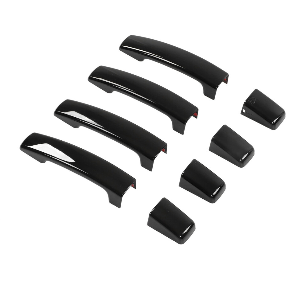 Glossy- Trim 4 Enhanced Vehicle Aesthetics, Compatible W/ Select Chevrolet Silverado Gmc Sierra Models, Exterior Appearance Upgrade W/ Extreme Black 9139052775824