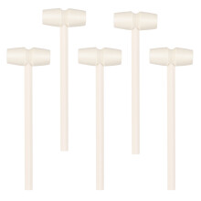 5 Unidades Mini Martillo Madera Juguete Educativo Para Niños
