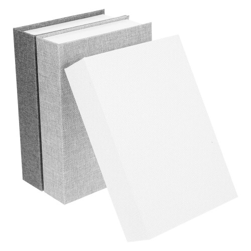3 Pièces Faux En Lin Boîtes Pour Table Basse Diy 2