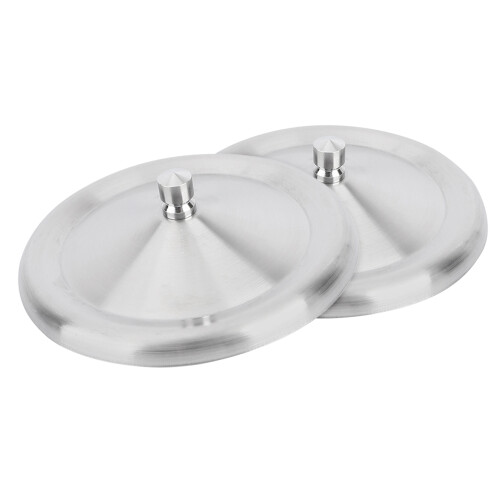 2 Unidades Tapas Para De Acero Inoxidable