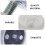 10 . ventosas transparentes con tornillo y tuerca de estanqueidad 8