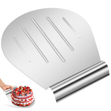 Cake Safe Lifter RVS Pizzatransfer Schep Bakplaat Voor Pizza