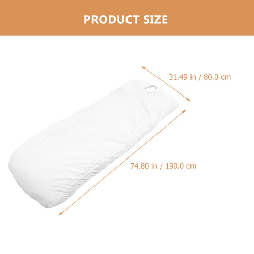 Drap De Table Massage Lavable, Lit Confortable Blanche 1