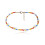 Χειροποίητο κολιέ Boho Choker, πολύχρωμο με χάντρες με λουλουδάτο σχέδιο, ρυθμιζόμενο 2