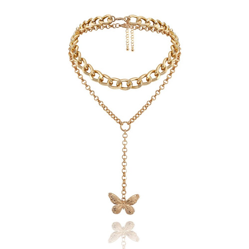 Κολιέ με στρας για γυναίκες, κομψό κολιέ choker σε στρώσεις με λαμπερά κοσμήματα, 1