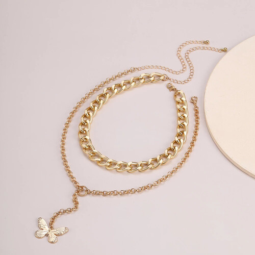 Κολιέ με στρας για γυναίκες, κομψό κολιέ choker σε στρώσεις με λαμπερά κοσμήματα, 2