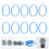 10St Microfoonrooster Ring Rubber Draadloze Microfoon Ring Accessoire 10