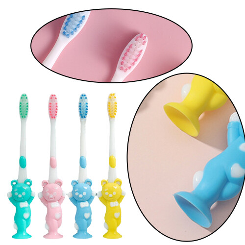 Children's Manual Toothbrush, 360 Degree Coverage Multi-Angle Brushing System, Anti Slip Handle Design for Secure Grip, Durable Material Construction 2