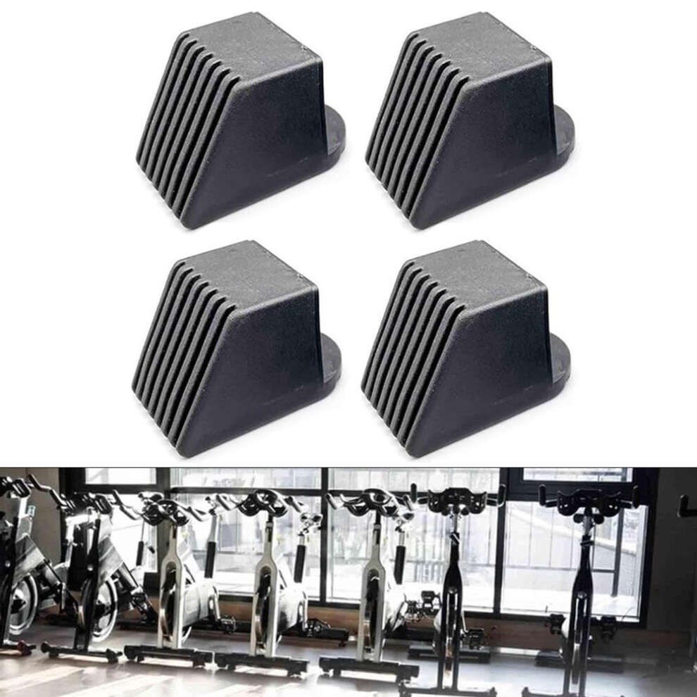 Rubber End Caps 30X30mm Nonslip Square Tube Caps For Gym Equipment And Furniture Legs, 4 Pack 9365049477680