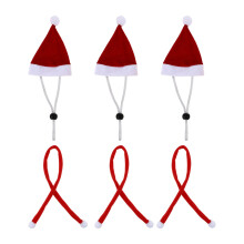 De Natal Mini Chapéu Ajustável E Lenço Para Pets Pequenos