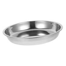 Stainless Steel Dinner Plate Large Round MultiPurpose Metal Serving Dish for Kitchen