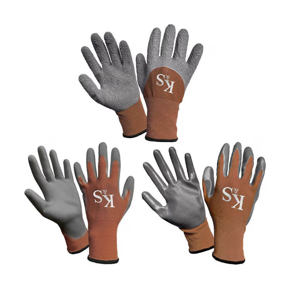 Westland Kent & Stowe Multi-Task Medium Gloves Triple Pack