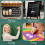4 Pièces Stylos Marqueurs À Craie Liquide Effaçable 9